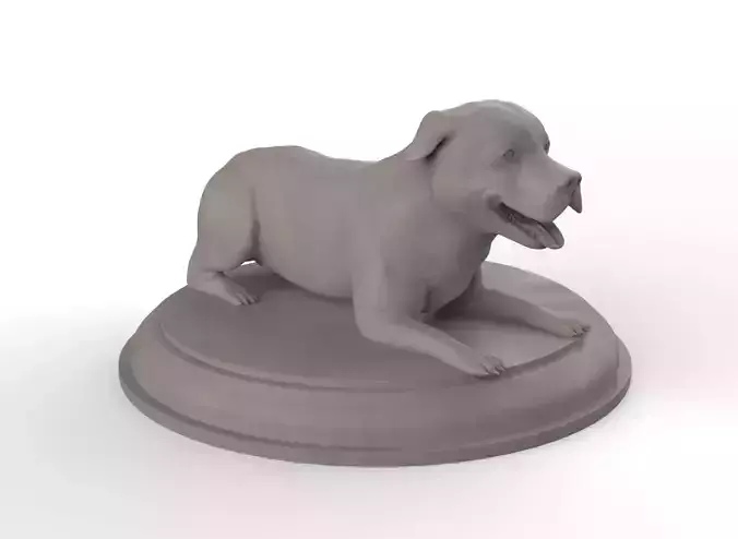 Pitbull 3D Figure
