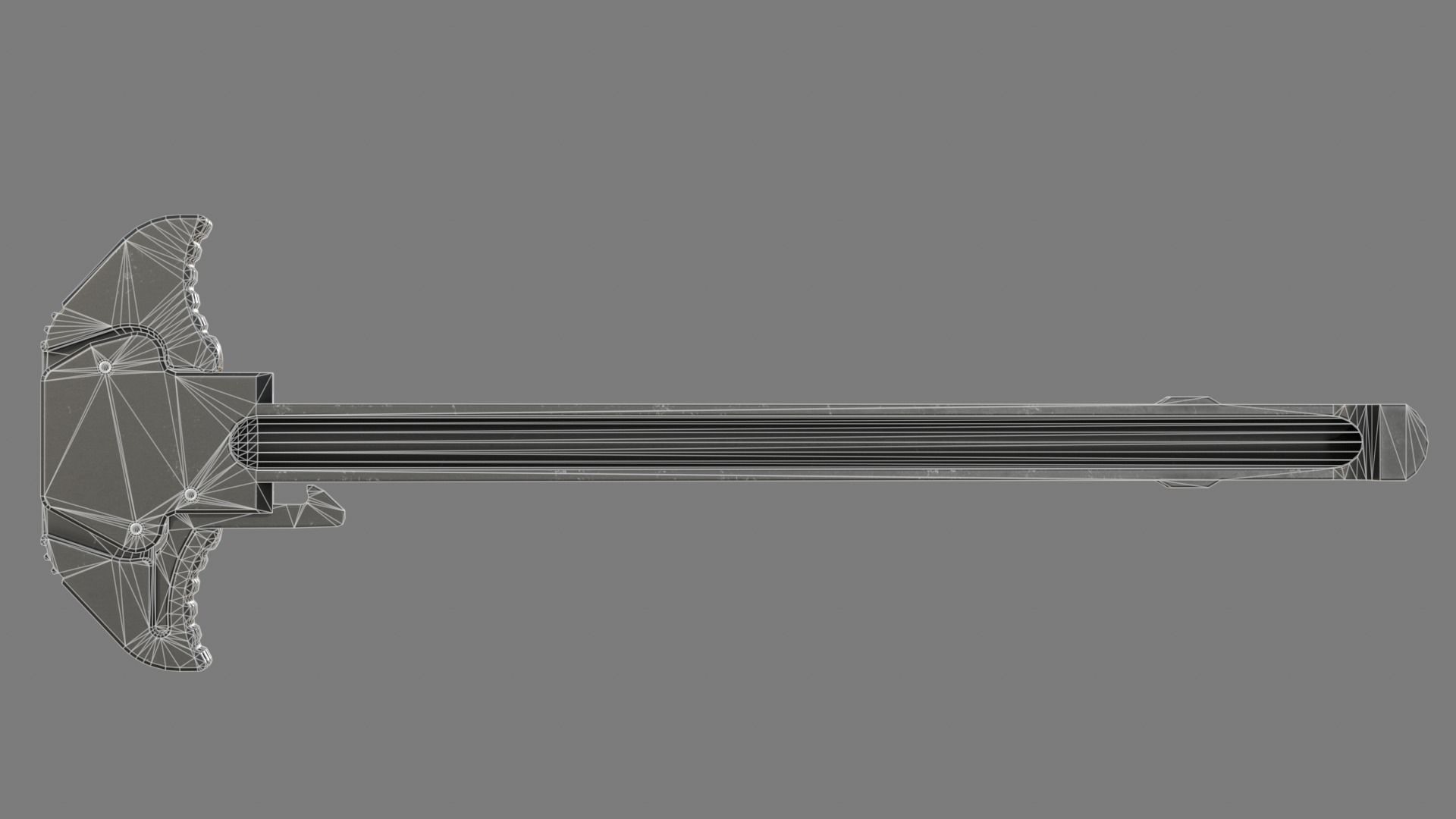 ACH - Replica - LOW POLY Low-poly 3D model_13