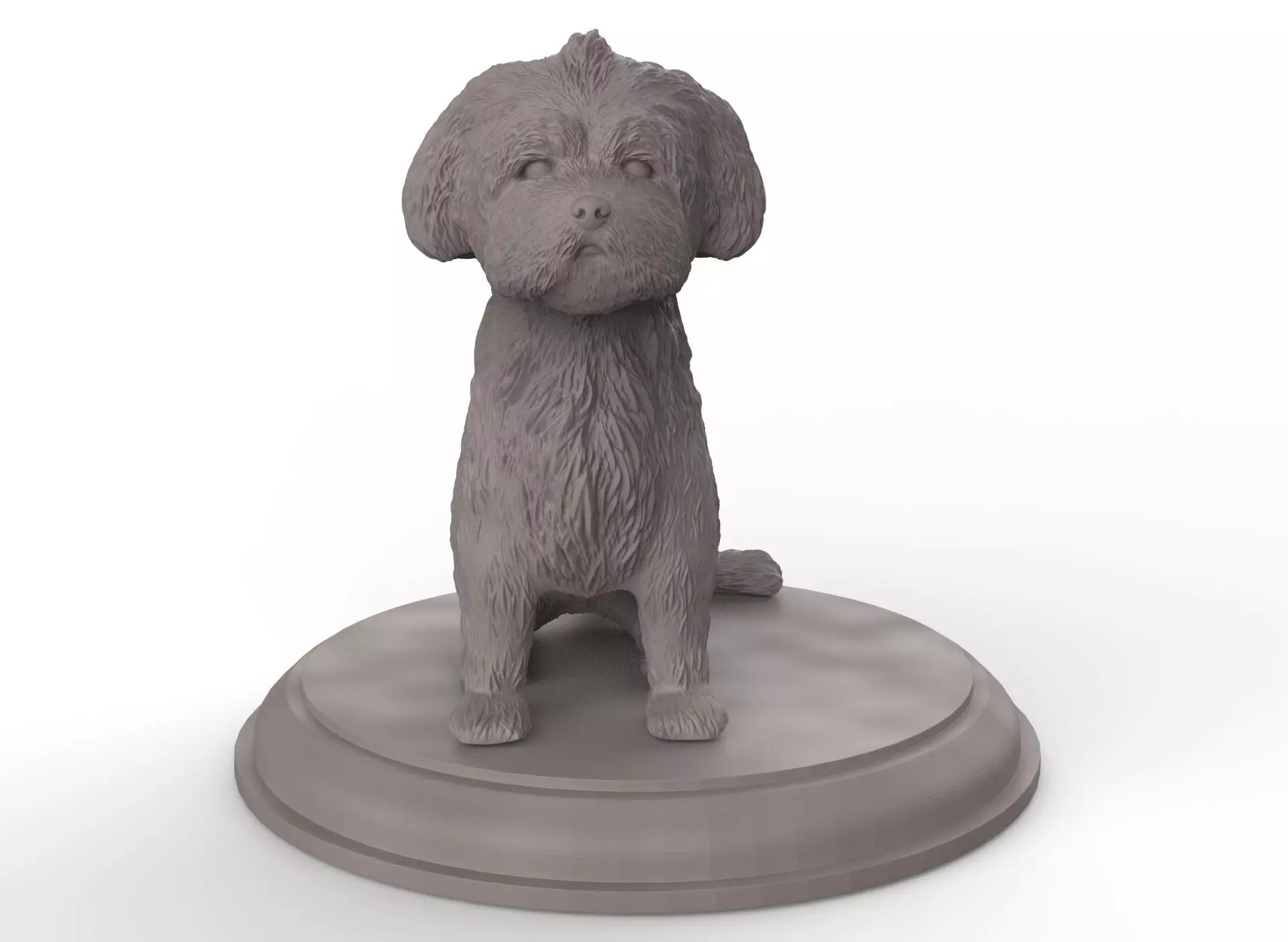 Shih Tzu 3D Figure 3D print model_0