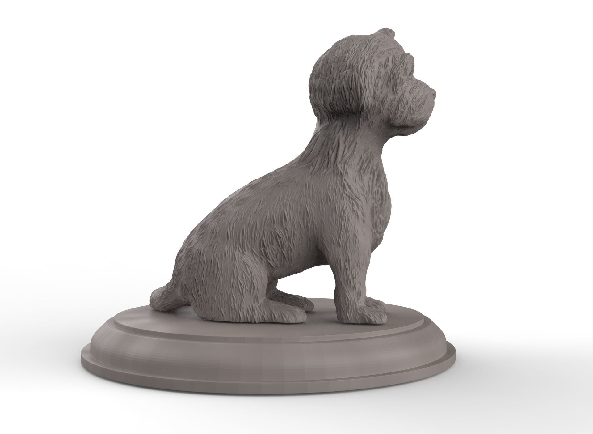 Shih Tzu 3D Figure 3D print model_2