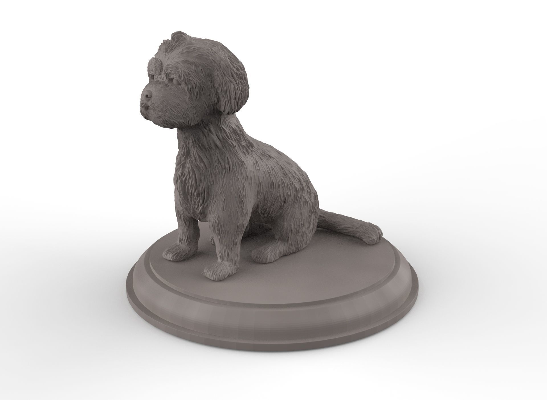 Shih Tzu 3D Figure 3D print model_1