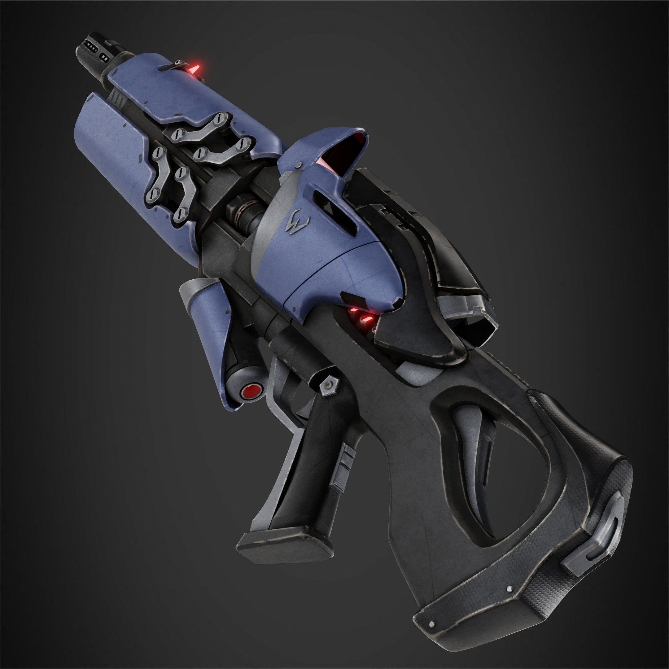 Overwatch Widowmaker Widow Kiss Gun for Cosplay 3D print model_3