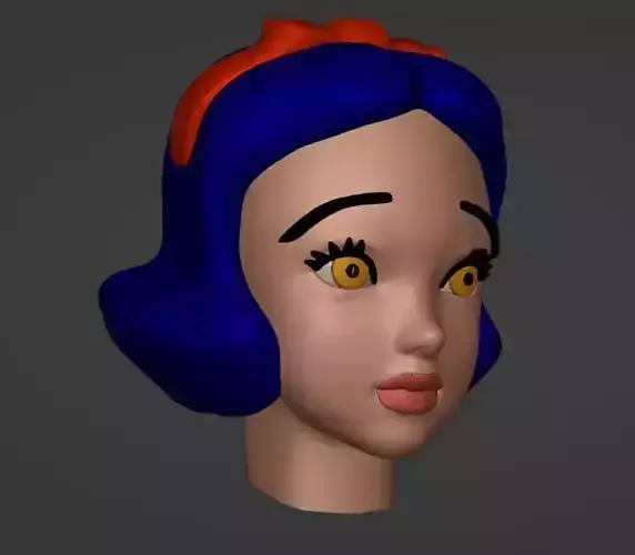 SNOW WHITE - HEAD 3D print model