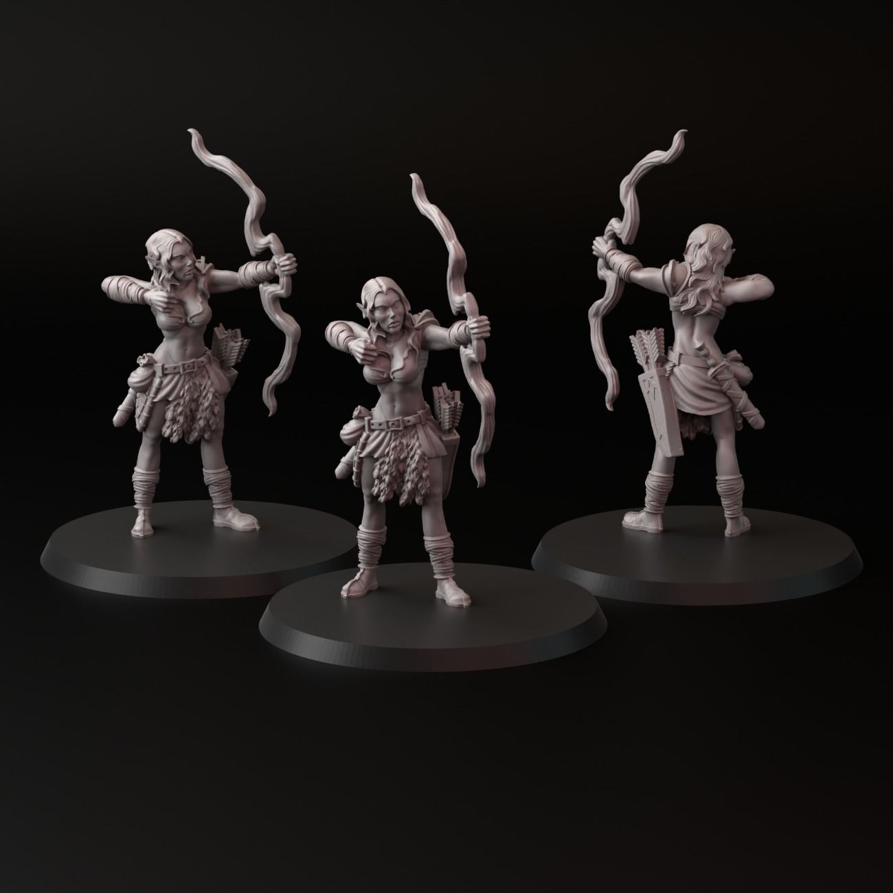 Elves party 2 3D print model_2