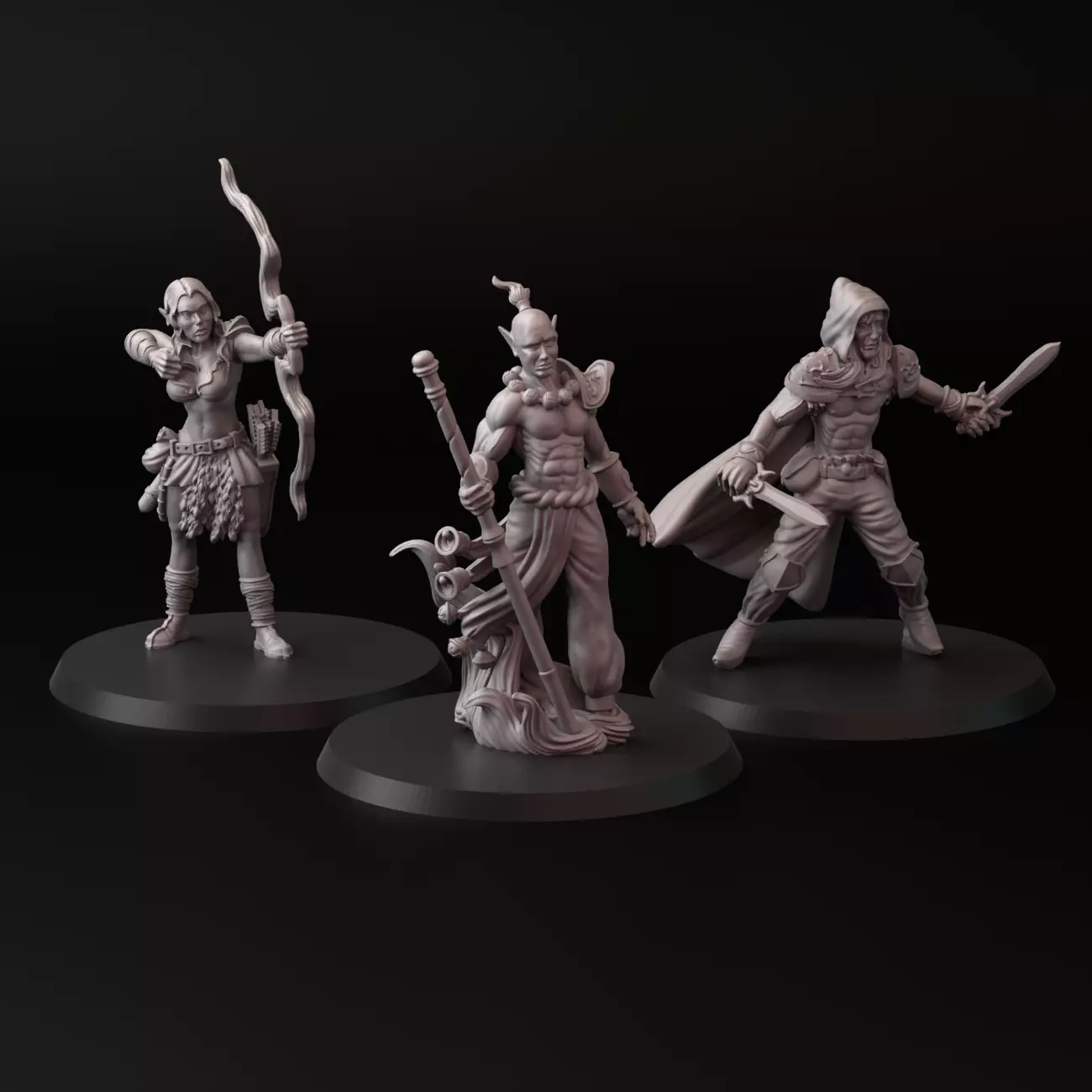 Elves party 2 3D print model_0