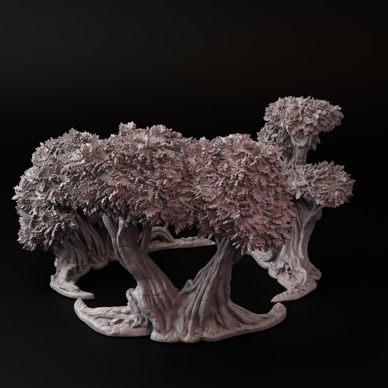 Trees for wargame 3D print model_2