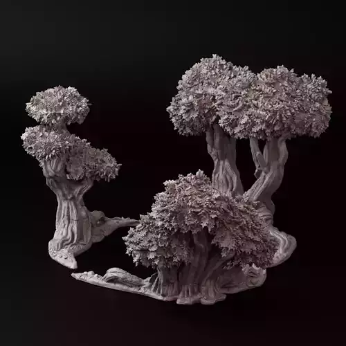 Trees for wargame 3D print model