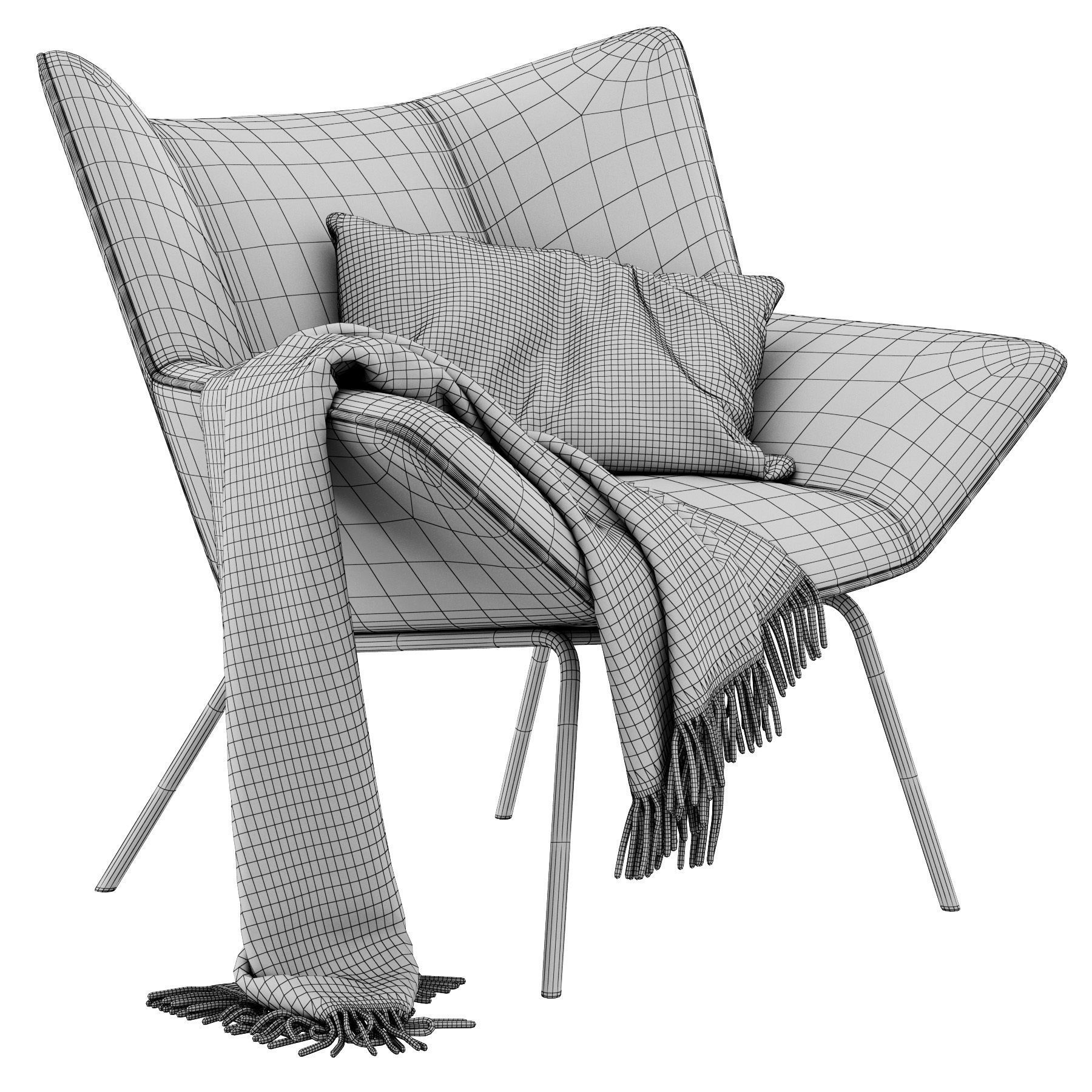 Gustav Armchair by Label Vandenberg 3D model_8