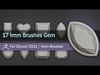 Imm Brushes Gem Low-poly 3D model_1