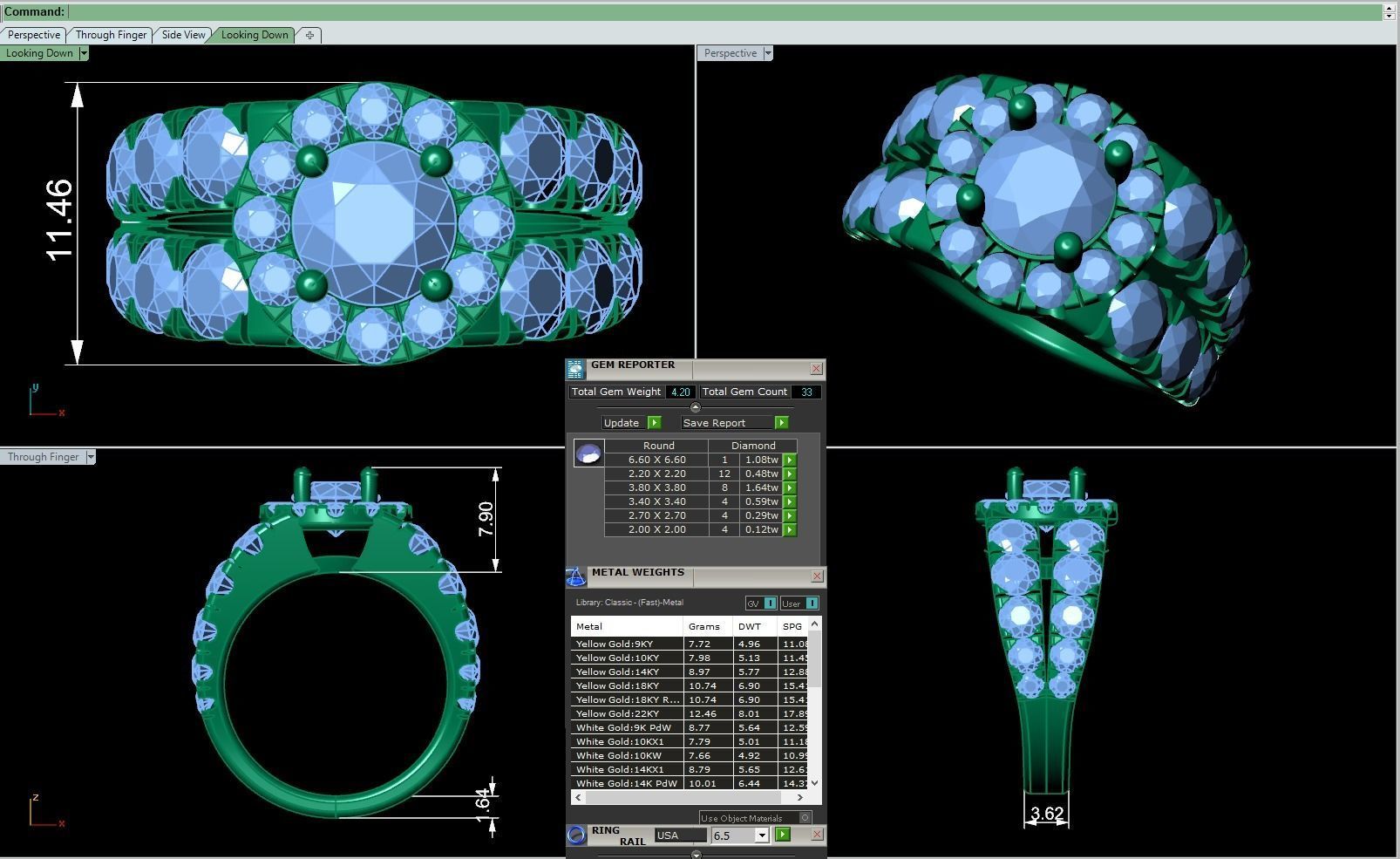 3D CAD NJ-1270-Ring 3D print model_2