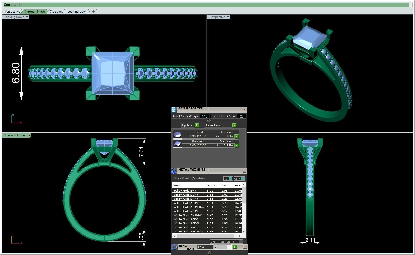 3D CAD NJ-1241-Ring 3D print model_17