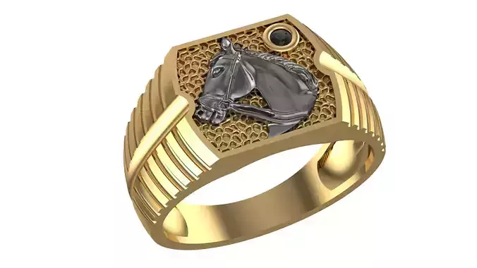 Horse 3d Ring