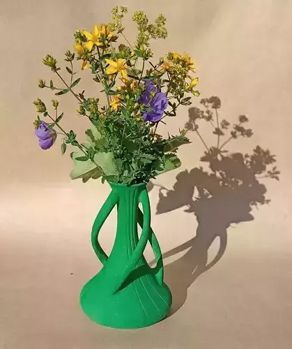 Art Nouveau flower vase