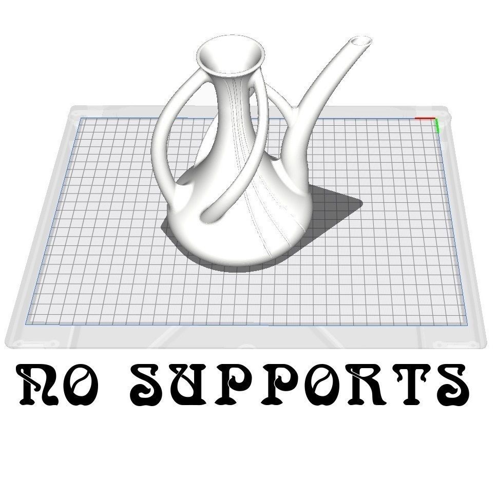 Art nouveau waterer  3D print model_3