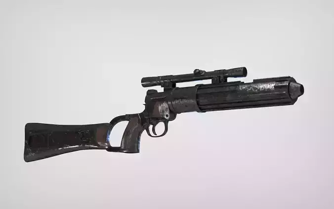 BOBA FETT EE-3 CARBINE  BLASTER FROM ROTJ 1to1 SCALE 3D print model