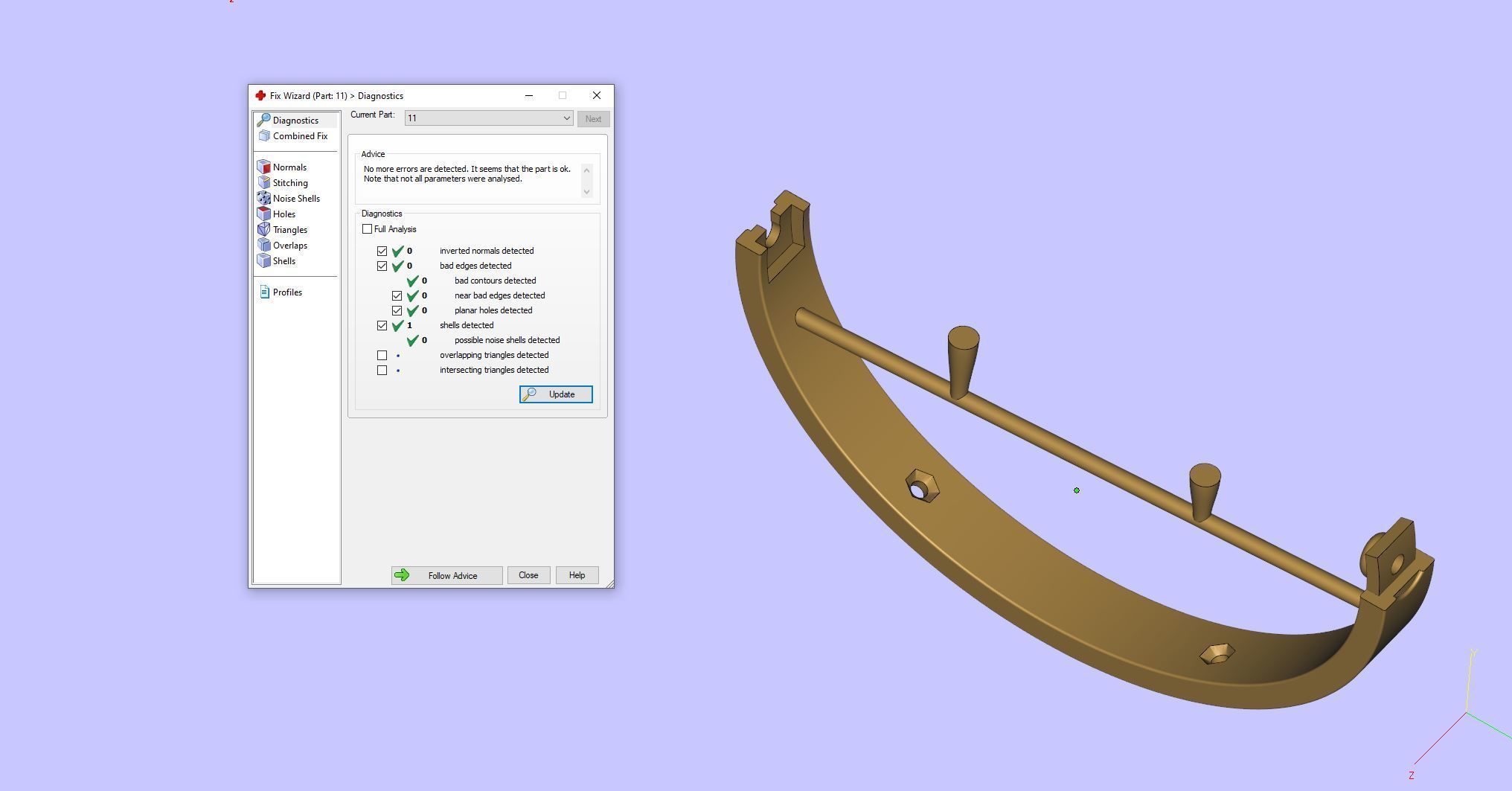 Gold N1101 3D print model_11