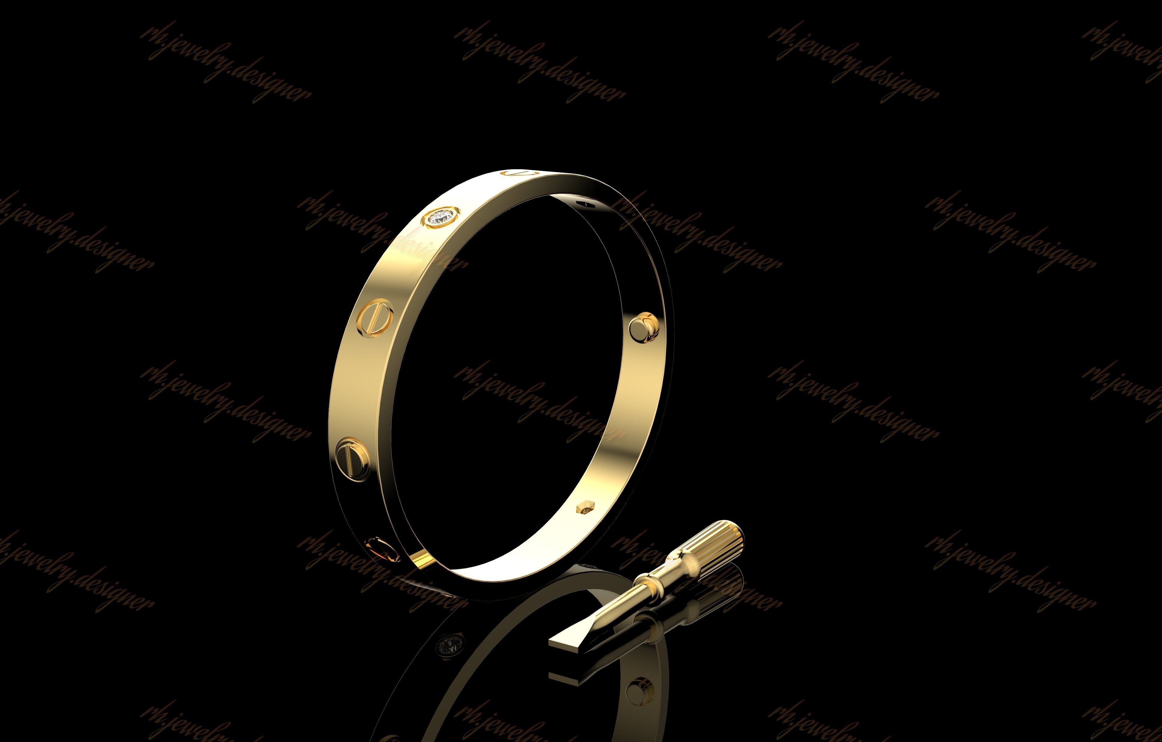 Gold N1101 3D print model_3