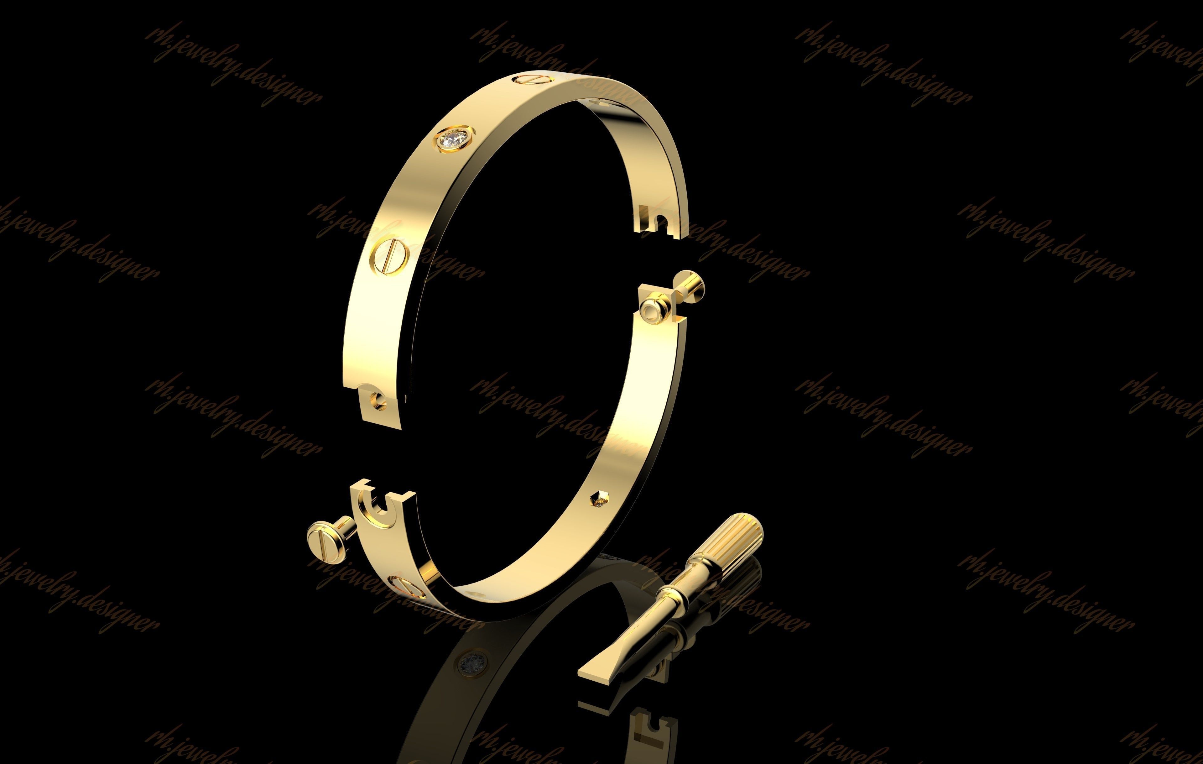 Gold N1101 3D print model_4