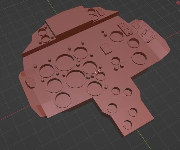 Mig-23UB Instrument Panel 3D print model