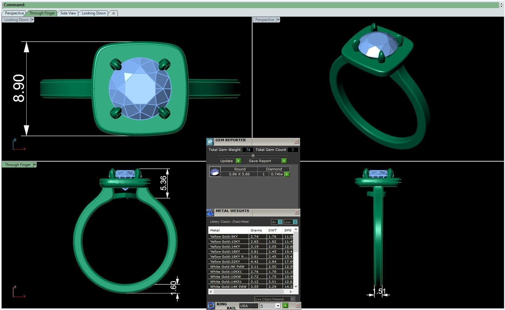 3D CAD NJ-1371-Ring 3D print model_1