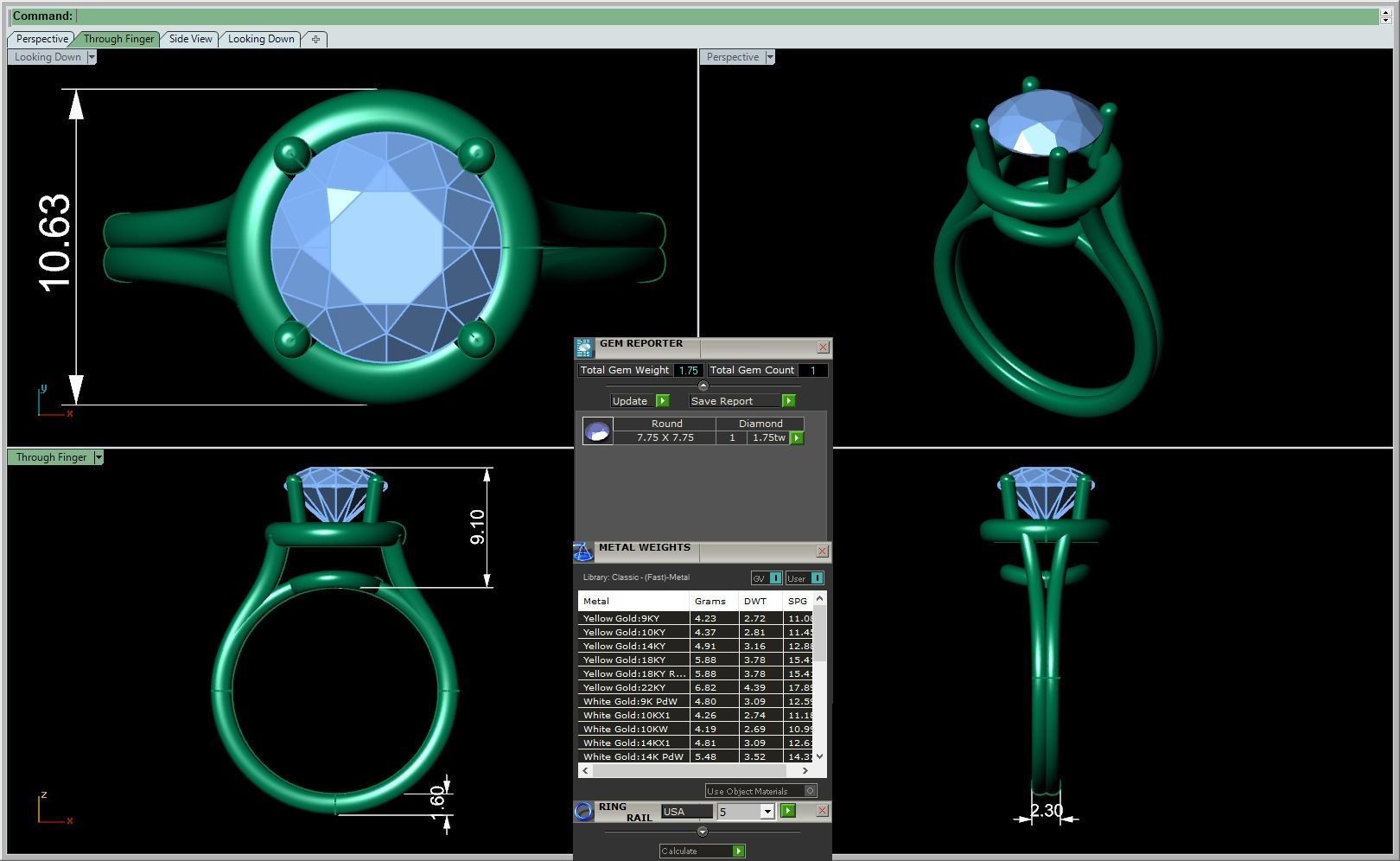 3D CAD NJ-1358-RIng 3D print model_3