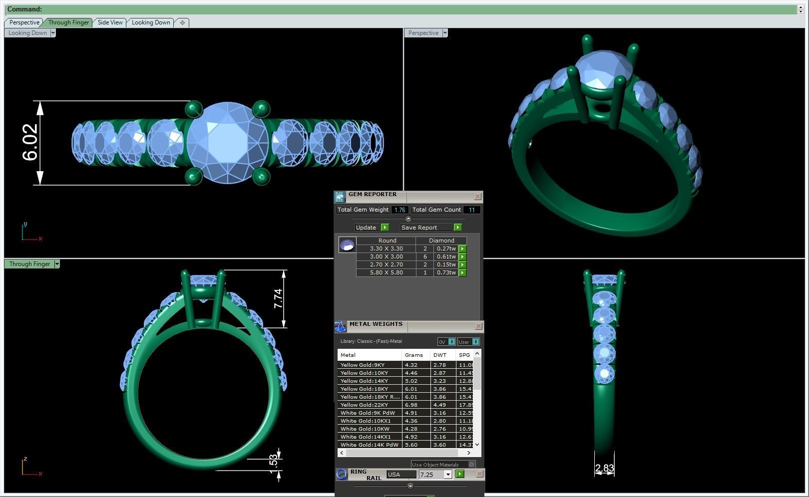3D CAD NJ-1339-Ring 3D print model_2