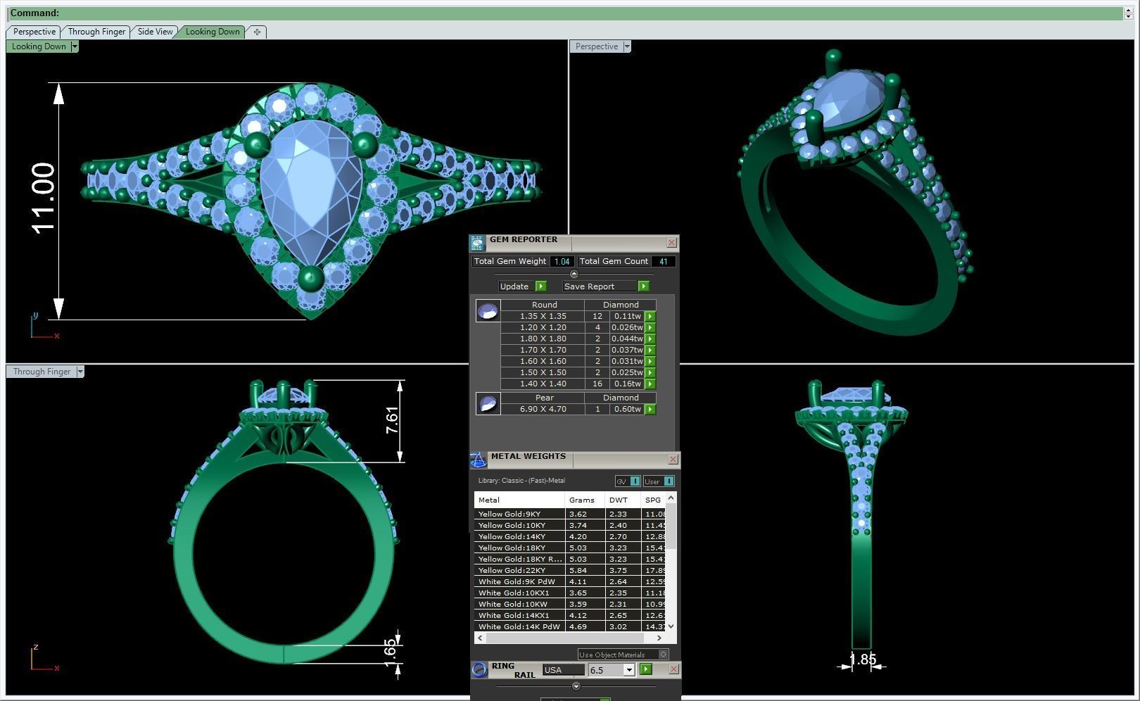 3D CAD NJ-1391-Ring 3D print model_2