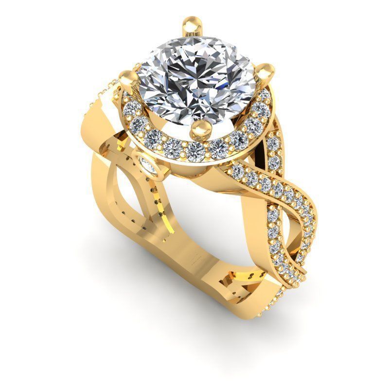 3D CAD NJ-1442-Ring 3D print model_3