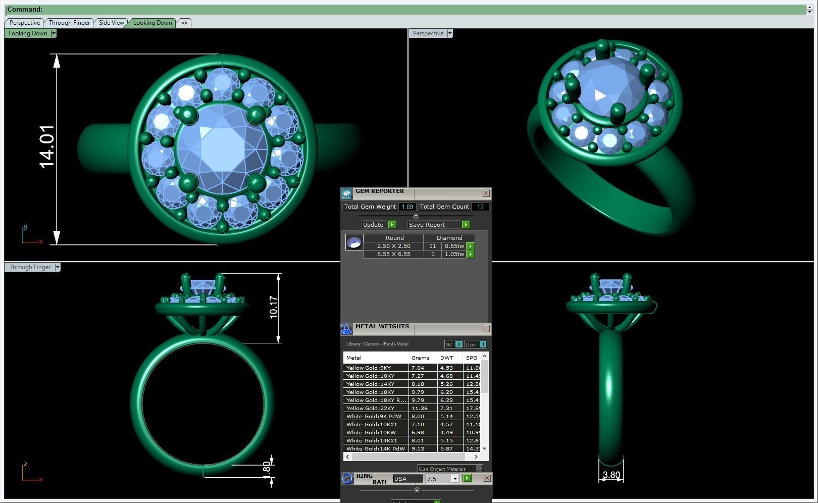 3D CAD NJ-1433-Ring 3D print model_1