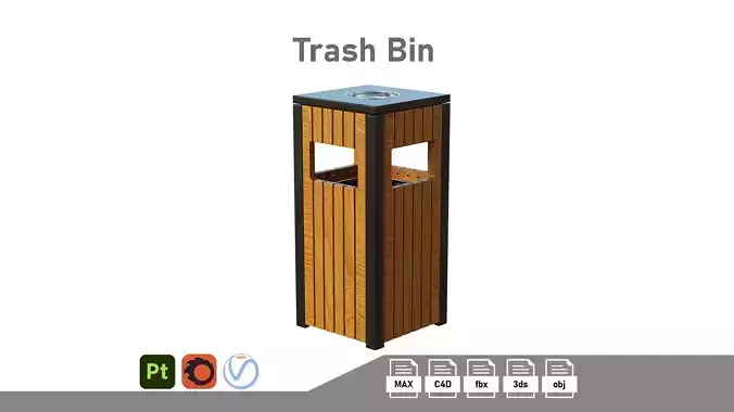 Outdoor Trash Bins 03