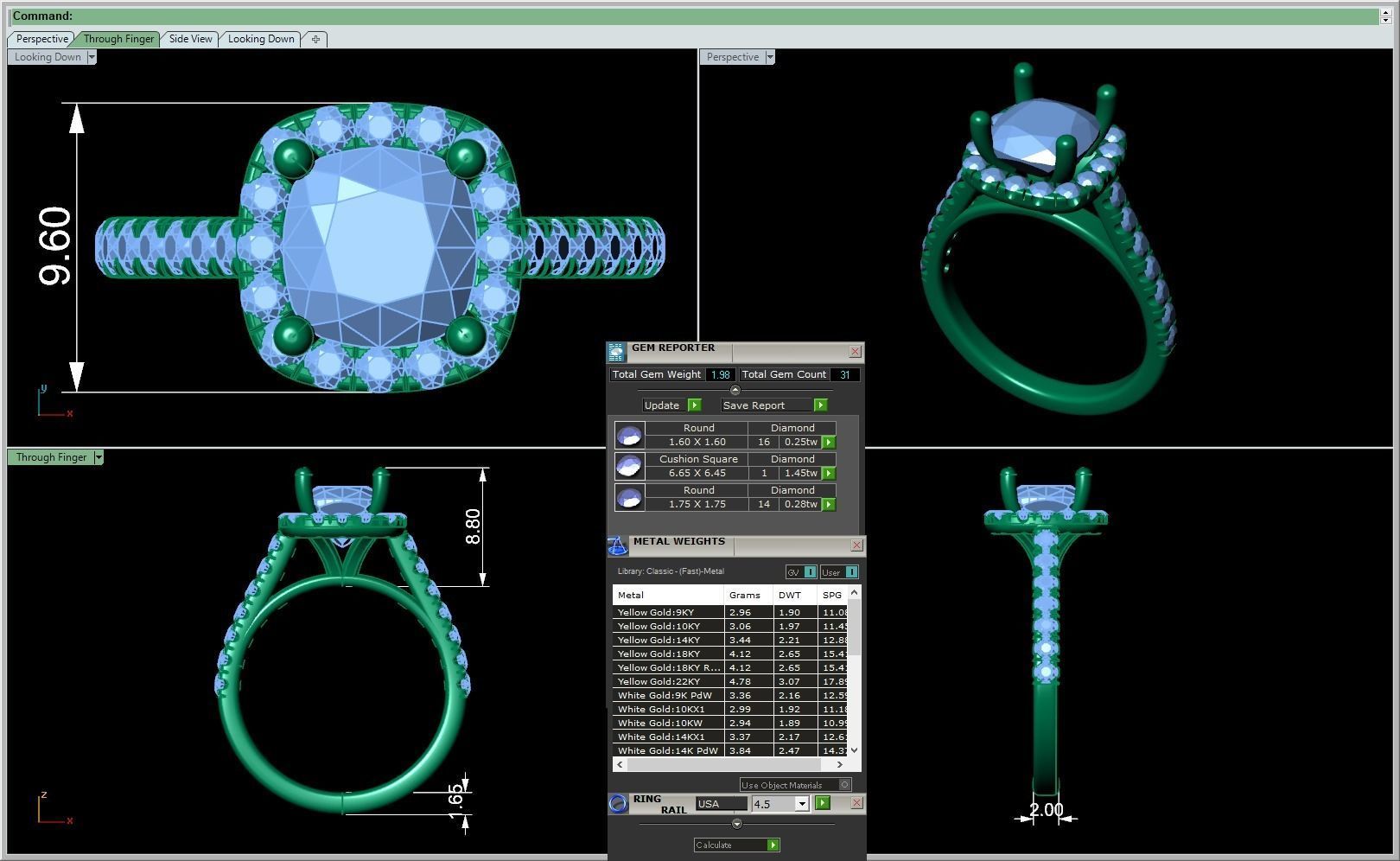3D CAD NJ-1422-Ring 3D print model_2