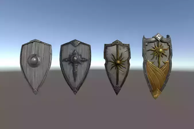 PBR Fantasy Weapons Shields