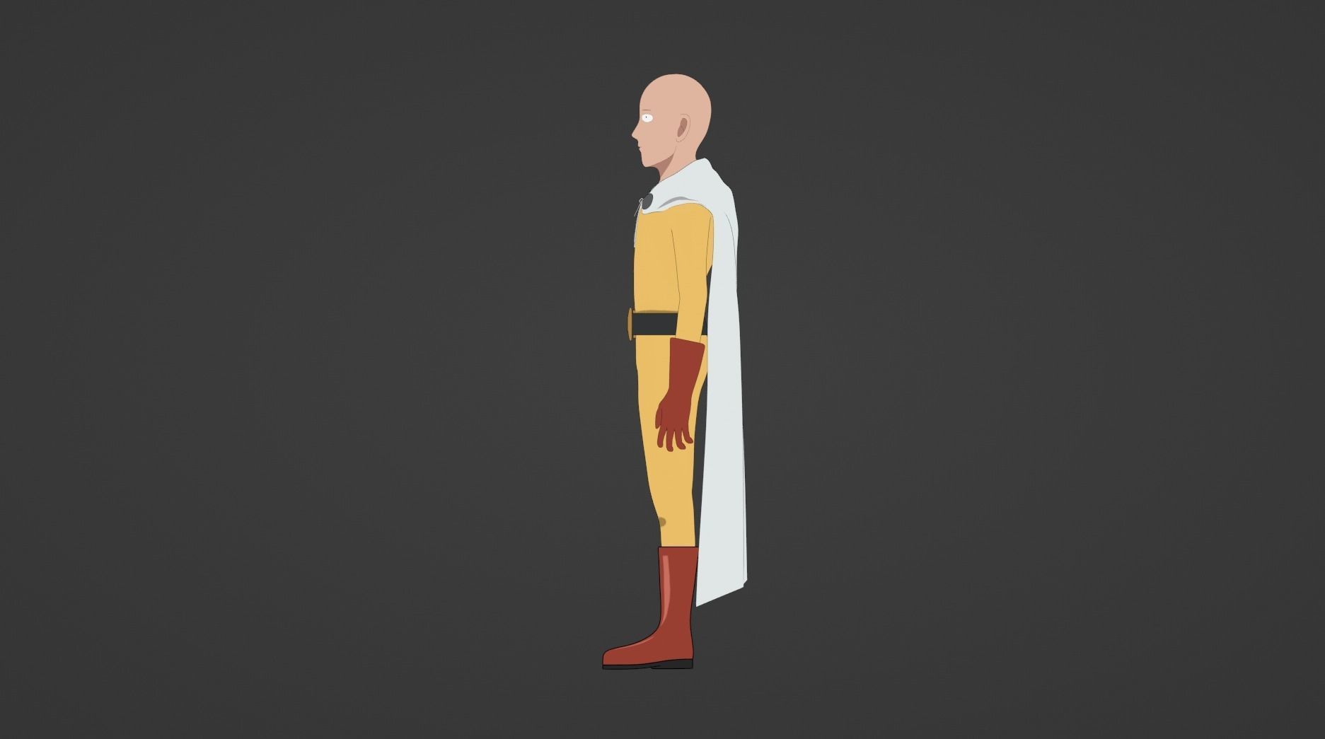 Saitama 3D model_2
