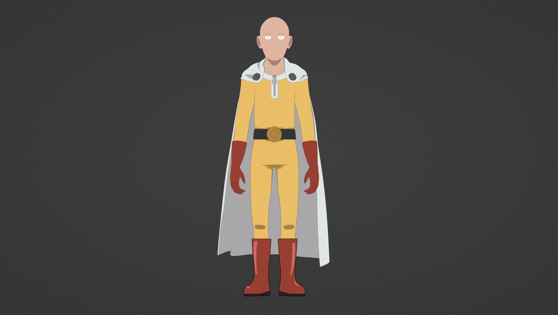 Saitama 3D model_1