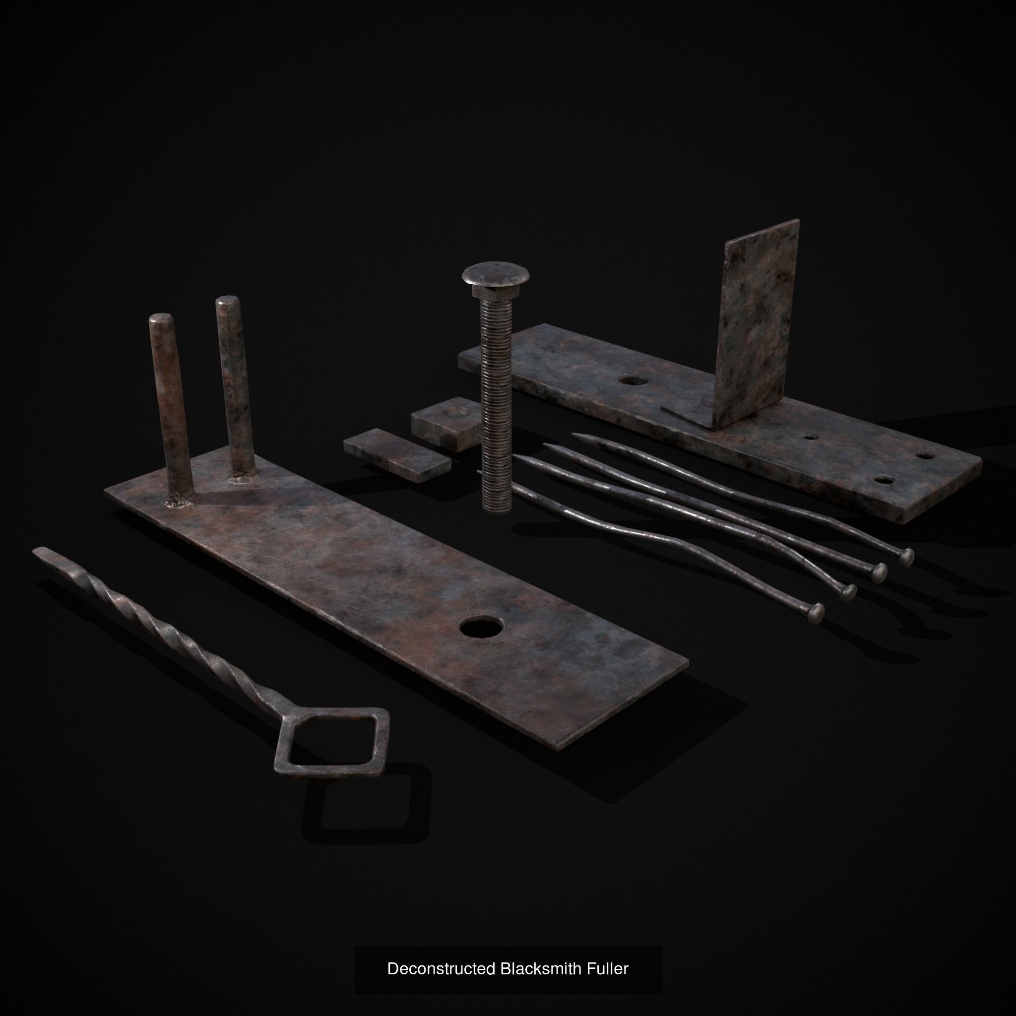 Medieval Prop Mix Seventy Three 3D Model Collection_31