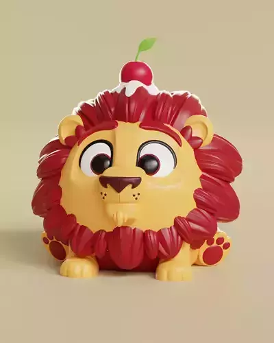 Lionish - Ballish Toys 3D print model