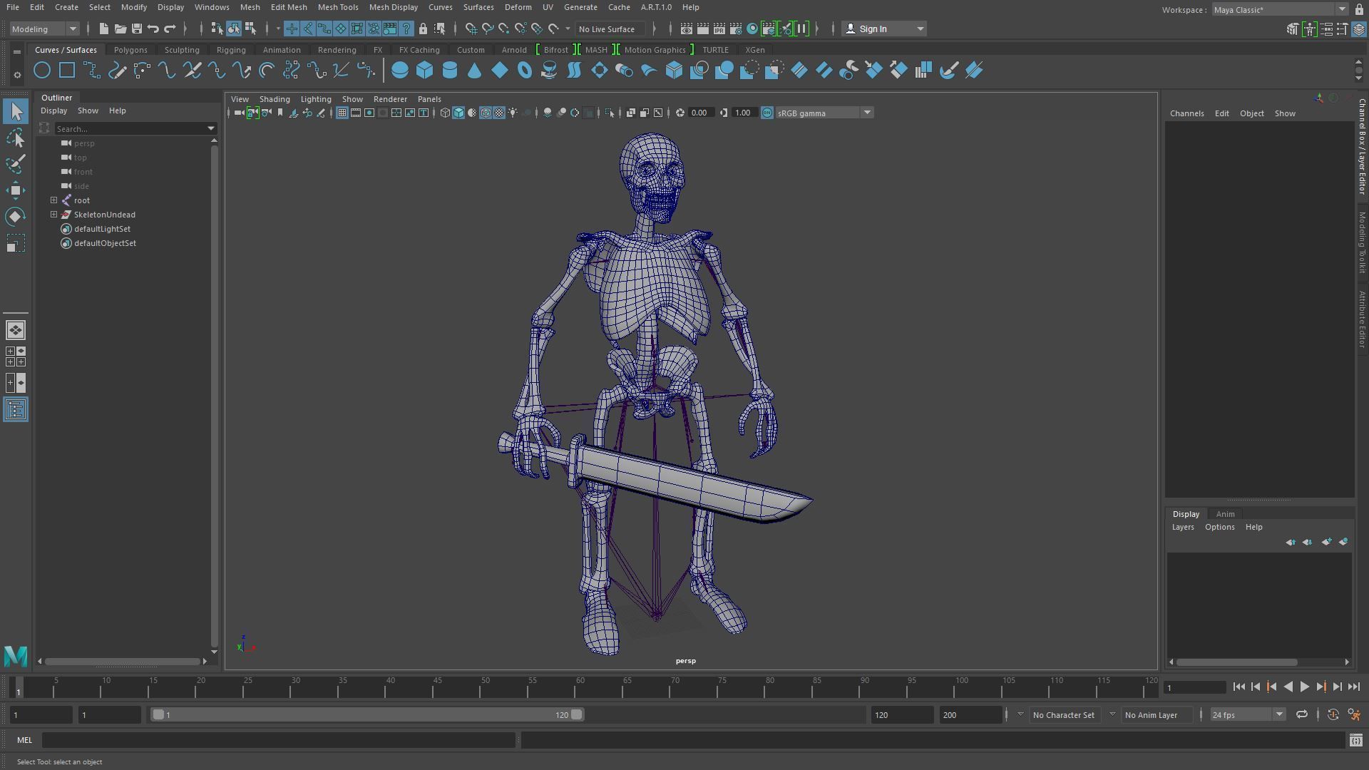 Humanoid Skeletons Undead Warriors - Game Ready - Collection _30
