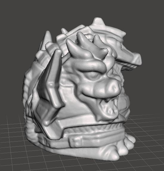 MECHA KING GHIDORAH 1992 PVC VINTAGE FIGURE CHIBI SUPER DEFORMED 3D print model_2