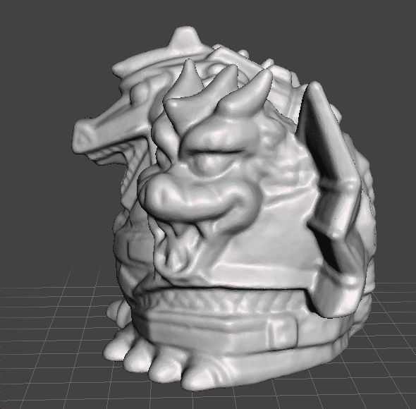 MECHA KING GHIDORAH 1992 PVC VINTAGE FIGURE CHIBI SUPER DEFORMED 3D print model_3