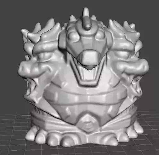 MECHA KING GHIDORAH 1992 PVC VINTAGE FIGURE CHIBI SUPER DEFORMED 3D print model
