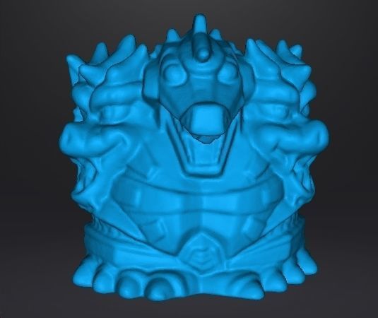 MECHA KING GHIDORAH 1992 PVC VINTAGE FIGURE CHIBI SUPER DEFORMED 3D print model_5