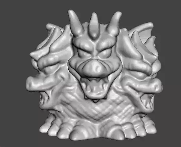 SD KING GHIDORAH 1992 PVC VINTAGE FIGURE SUPER DEFORMED CHIBI