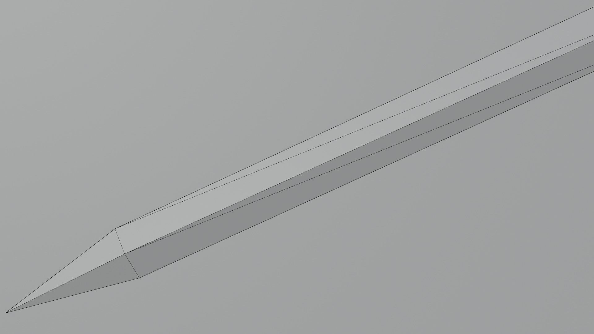 Gladius sword with Flamberge handle Low-poly 3D model_11