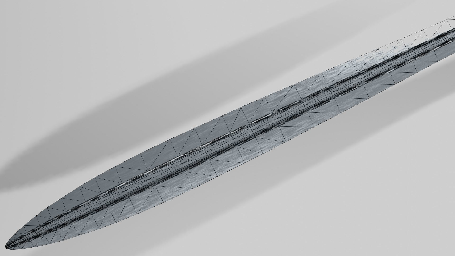 Xyphos sword with Khora handle Low-poly 3D model_10