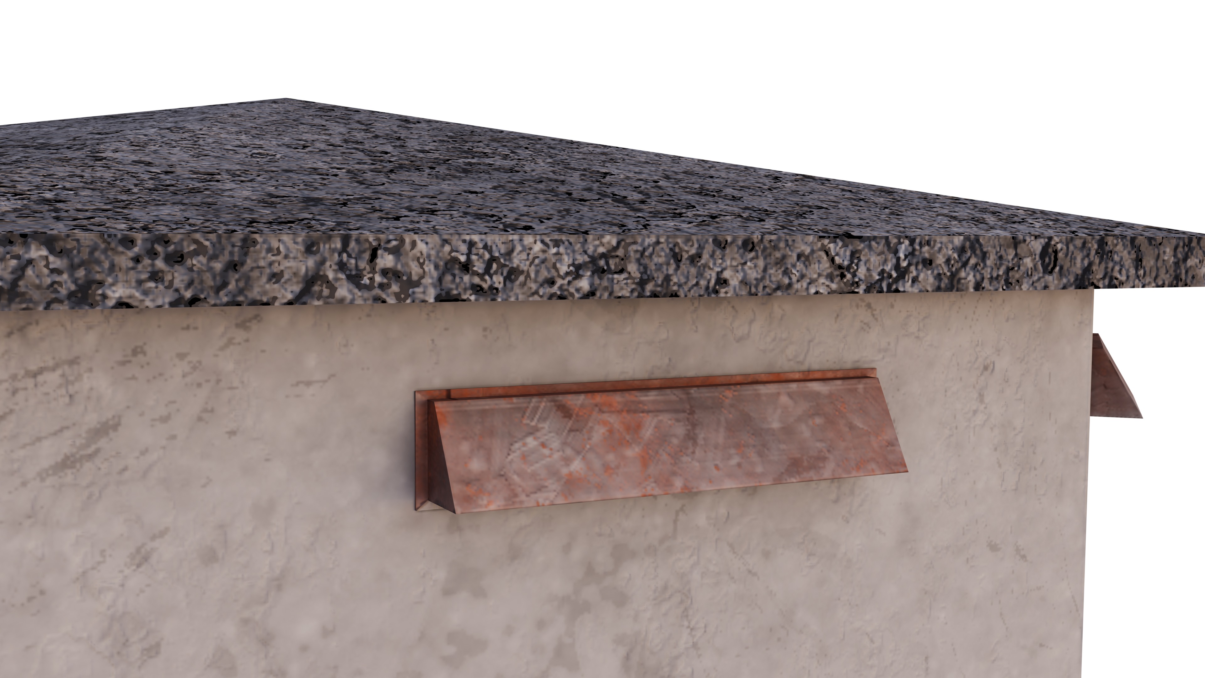 German octagonal railway distribution house Schalthaus Achteck Low-poly 3D model_9