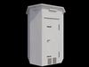 German octagonal railway distribution house Schalthaus Achteck Low-poly 3D model_1