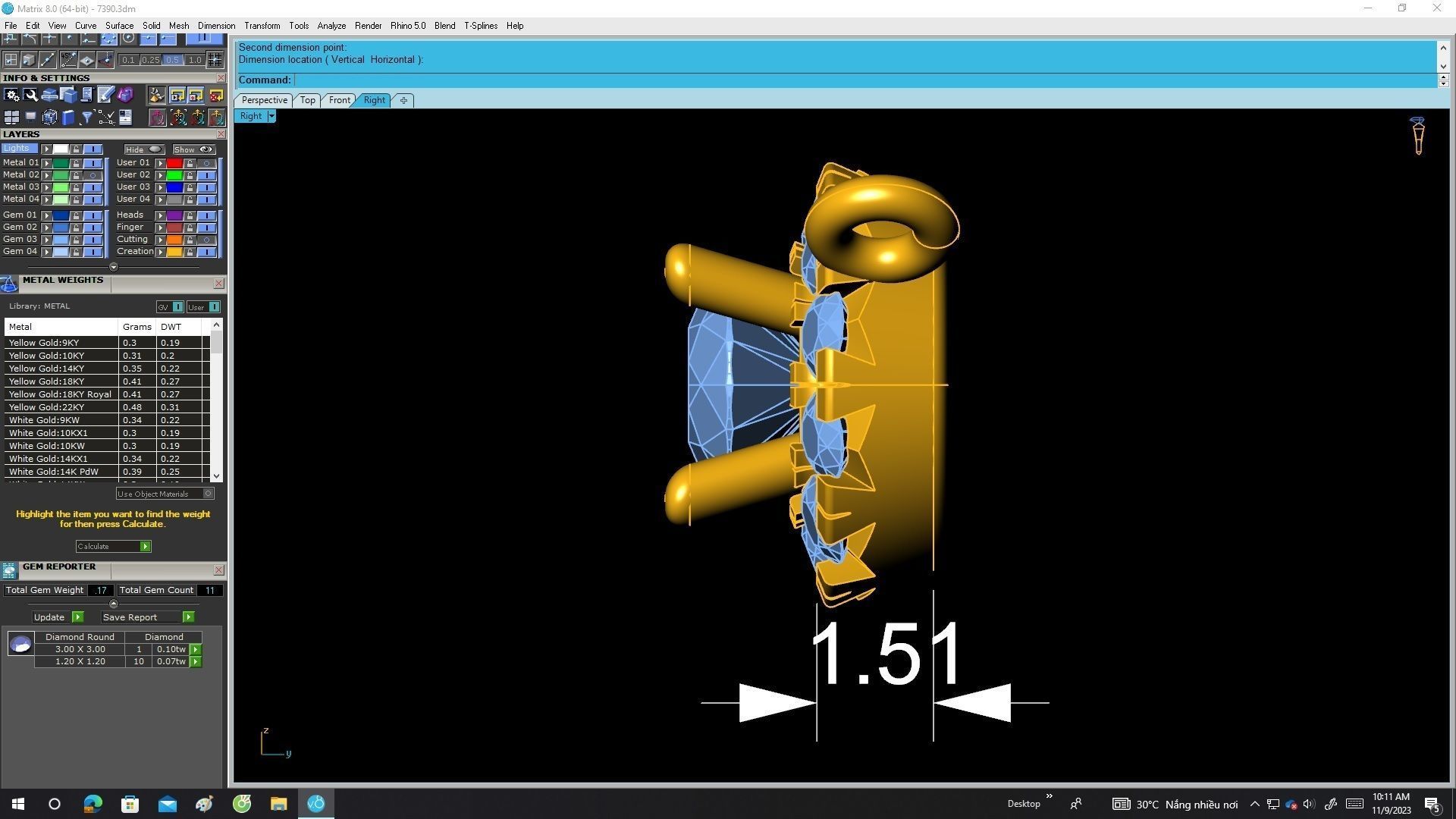 A7390 Halo Diamond Pendant 3D print model_7