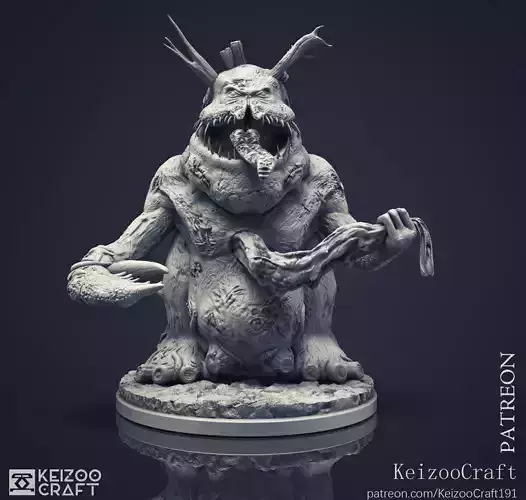 DAEMON PRINCE-COR BAX UTTERBLIGHT-NURGLE DAEMON 3D print model