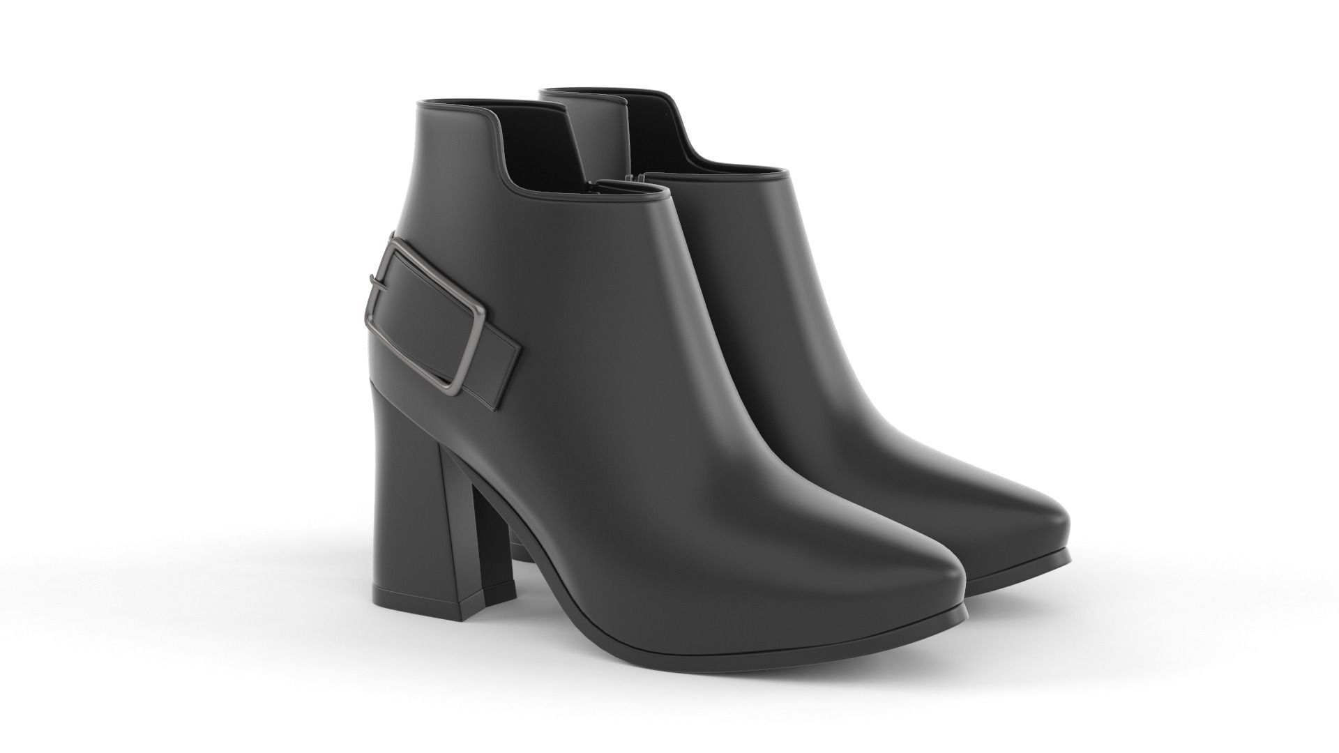 Women Shoes 3D model_4