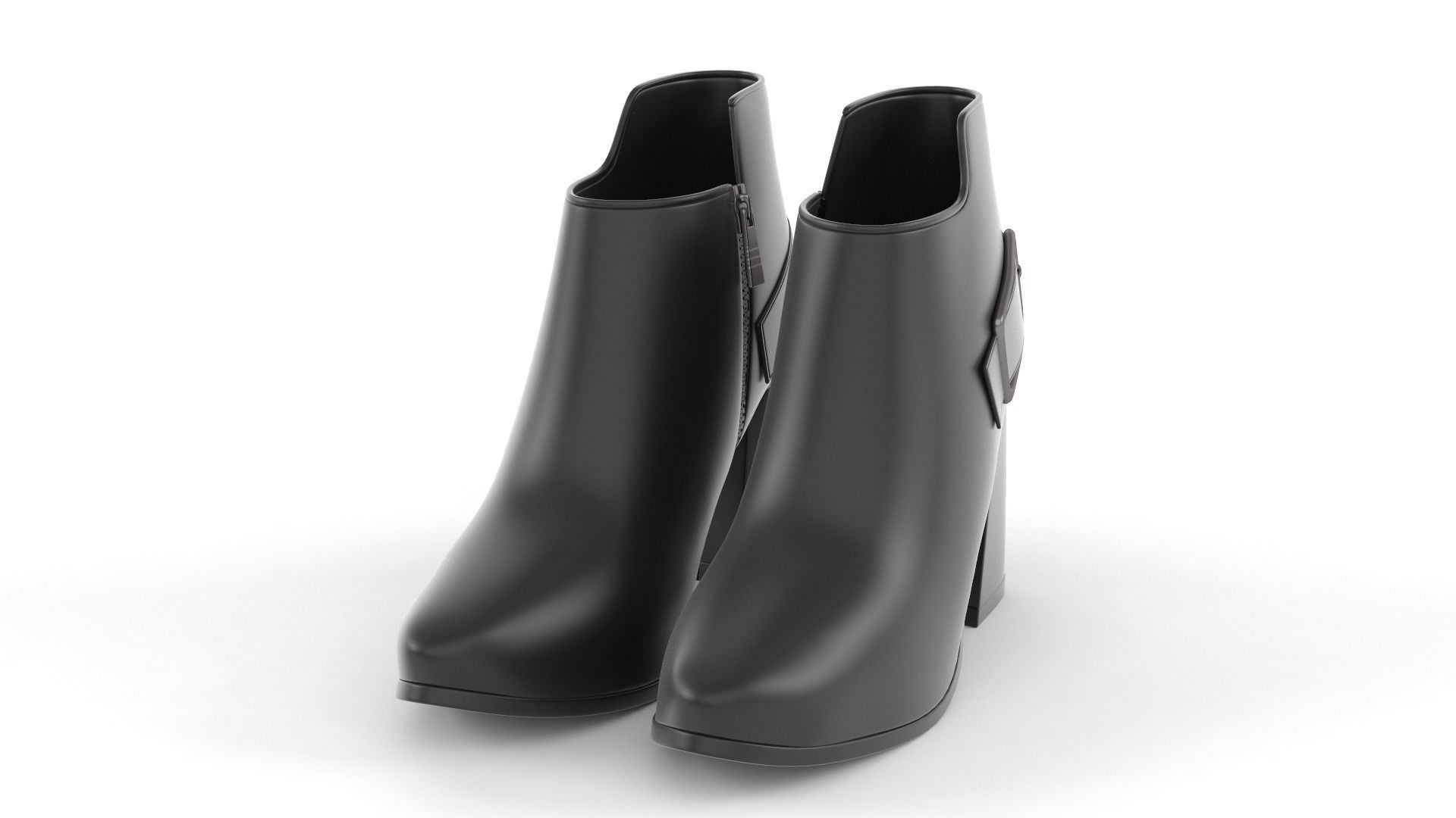 Women Shoes 3D model_5